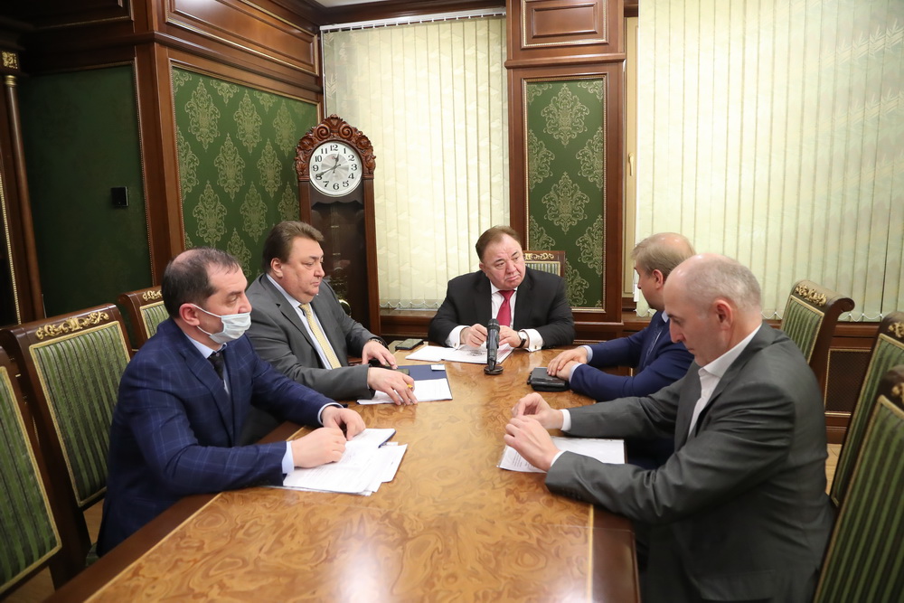 Встреча главы Ингушетии с гендиректором «ПрофЛЭД Групп» 