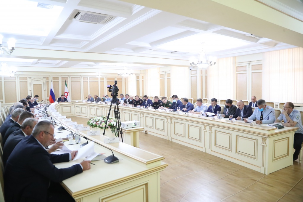 Совещание в администрации главы Ингушетии